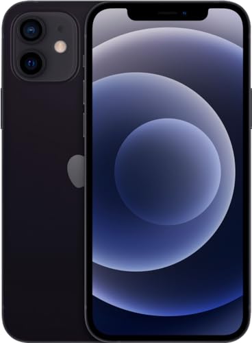 Apple iPhone 12 Smartphone Renewed 64GB Black Unlocked