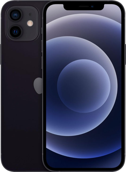 Apple iPhone 12 Smartphone Renewed 64GB Black Unlocked
