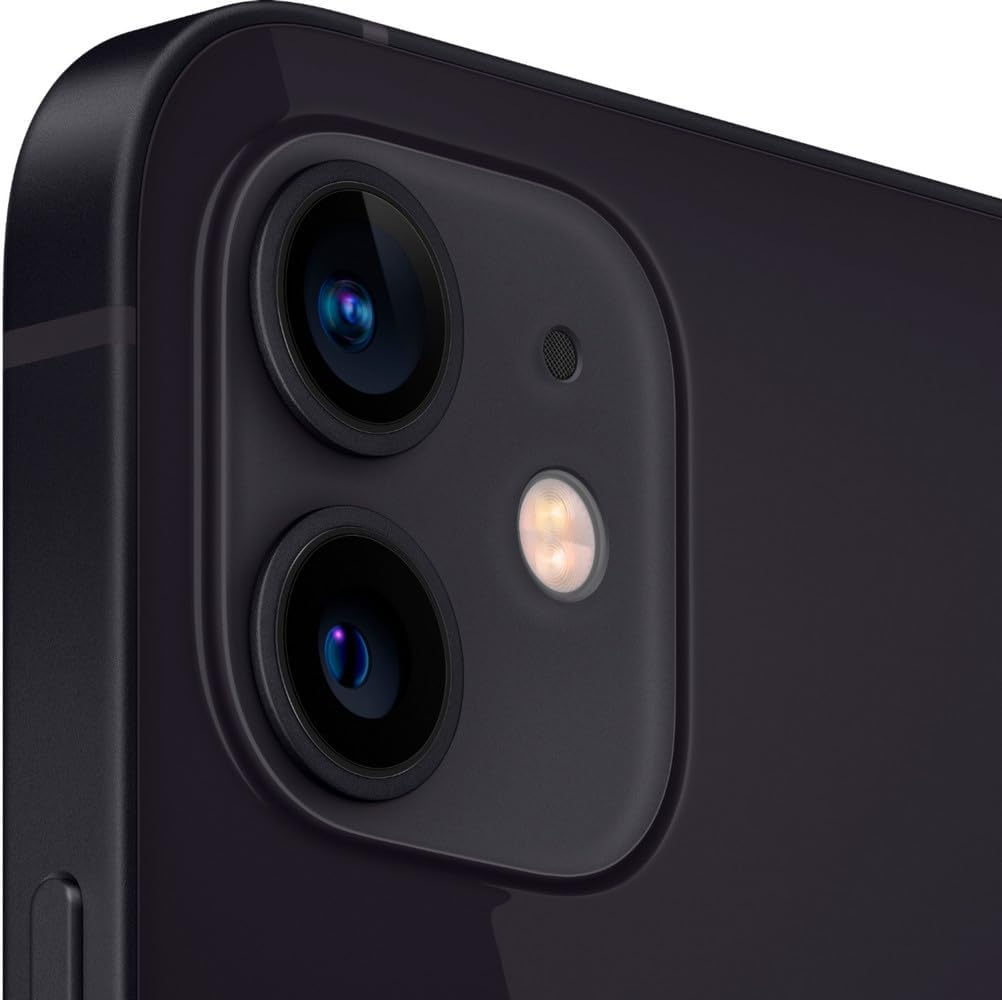 Apple iPhone 12 Smartphone Renewed 64GB Black Unlocked